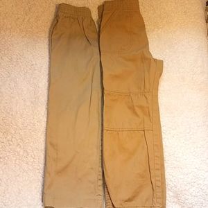 Boy Bundle of Tans casual pants, size 5/6